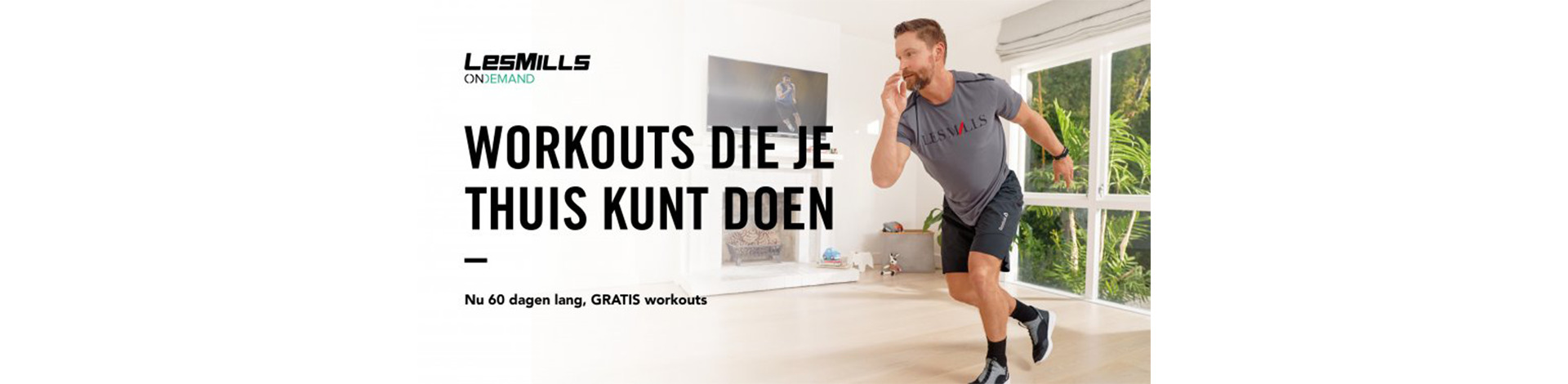 virtual workout flyer